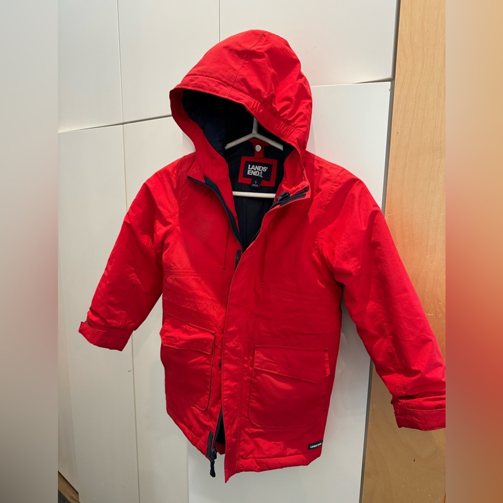 Lands End kids winter jacket Size 7
